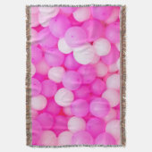 Rosa Balloons festes Hintergrunddesign. Decke (Vorderseite Vertikal)