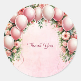 Rosa Balloons Sticker