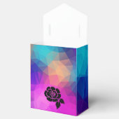 ROSA-BALLOTINS MIT SCHWARZER ROSE GESCHENKSCHACHTEL (Geöffnet)