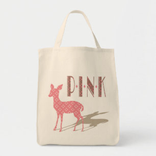 Rosa Bambi Lebensmittelgeschäft-Öko-Tasche Tragetasche