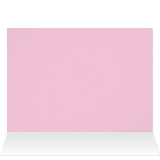 Rosa Bambustabellen-Zelt-Karten (Innenansicht Horizontal (Oben))