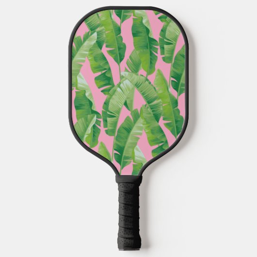 Rosa Banana-Blätter Pickleball Schläger (Vorderseite)