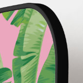 Rosa Banana-Blätter Pickleball Schläger (Linke Seite)