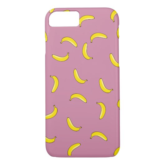 Rosa Bananen Case-Mate iPhone Hülle (Rückseite)