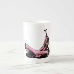Rosa Bananen Cool Spaß Einzigartig Porzellantasse