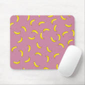 Rosa Bananen Mousepad (Mit Mouse)