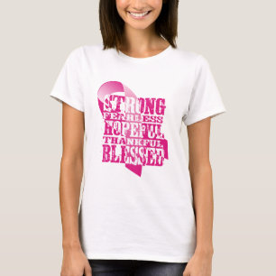 Rosa Band - Affirmationen T-Shirt