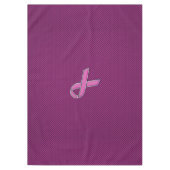 Rosa Band-Bewusstseins-Kohlenstoff-Faser Tischdecke (Vorderseite)