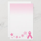 Rosa Band Briefpapier (Vorne/Hinten)