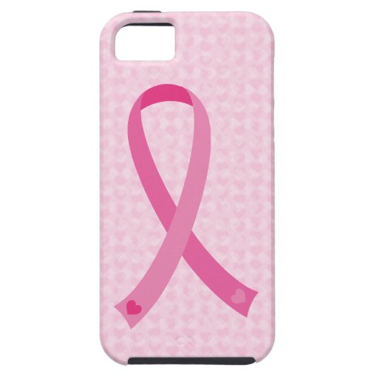 Rosa Band-Brustkrebs-Bewusstsein iPhone 5 Fall Case-Mate iPhone Hülle (Rückseite)
