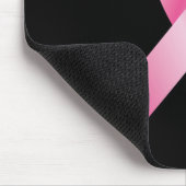 Rosa Band - Brustkrebs-Bewusstsein Mousepad (Ecke)
