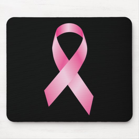Rosa Band - Brustkrebs-Bewusstsein Mousepad (Vorne)
