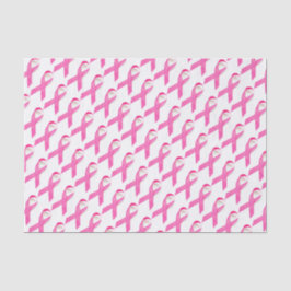 Rosa Band-Brustkrebs-Bewusstsein Seidenpapier