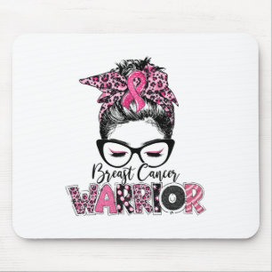 Rosa Band Brustkrebs-Bewusstseins-Kriegerin Unorde Mousepad