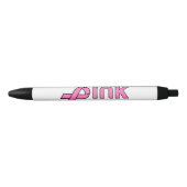 Rosa Band-Brustkrebs-Bewusstseins-Stift Kugelschreiber (Vorderseite)