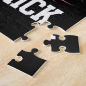 Rosa Band Brustkrebsbewusstsein Rosa Kampf Puzzle (Seite)