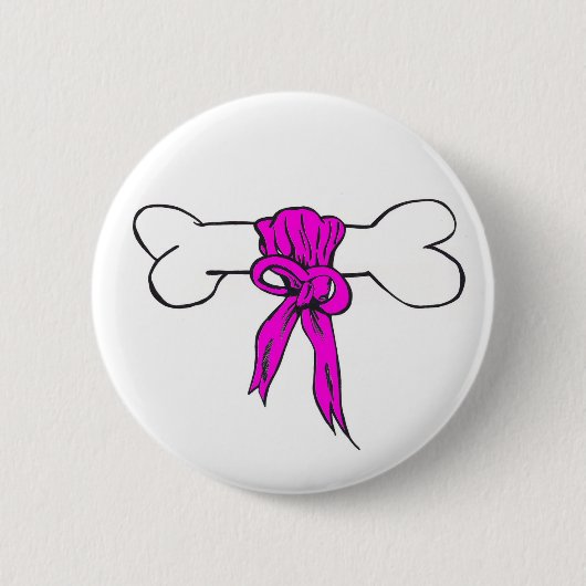Rosa Band Button (Vorderseite)