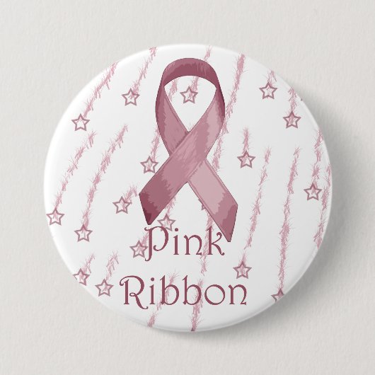 Rosa Band Button (Vorderseite)