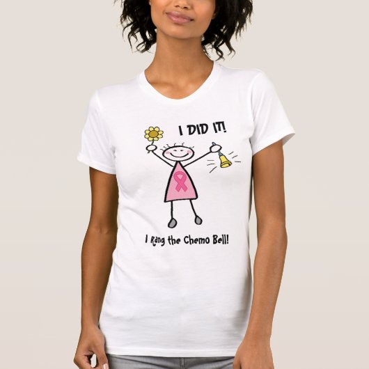 Rosa Band Chemo Bell Shirt (Vorderseite)