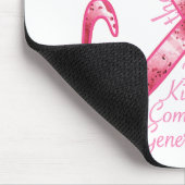 Rosa Band danken Ihnen Mousepad (Ecke)
