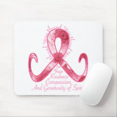 Rosa Band danken Ihnen Mousepad (Mit Mouse)