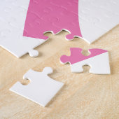 Rosa Band des Brustkrebsbewusstseins Puzzle (Seite)