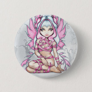 "Rosa Band-Fee-" Knopf Button