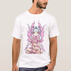 Rosa Band-Fee-Shirt T-Shirt