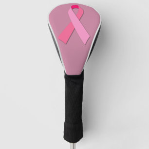 Rosa Band für Brustkrebs-Bewusstsein Golf Headcover
