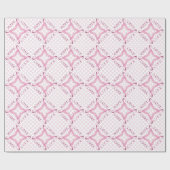 Rosa Band HOFFNUNGS-LIEBE-HEILUNGS-LEBEN Geschenkpapier (Flach)