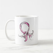 Rosa Band Kaffeetasse (Links)