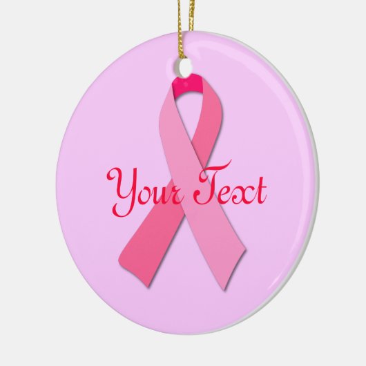 Rosa Band Keramikornament (Links)