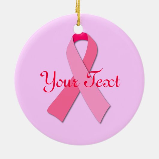 Rosa Band Keramikornament (Hinten)