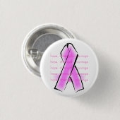 Rosa Band-Knöpfe Button (Vorne & Hinten)