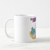 Rosa Band-Krabben-Tasse Kaffeetasse (Links)