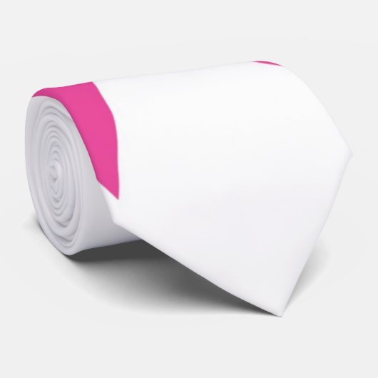 Rosa Band-Krawatte Krawatte (Gerollt)