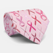 Rosa Band-Krawatte Krawatte (Gerollt)