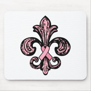 Rosa Band-Lilie Mousepad