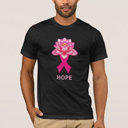 Rosa Band mit Lotus Hope T-Shirt (Vorderseite)
