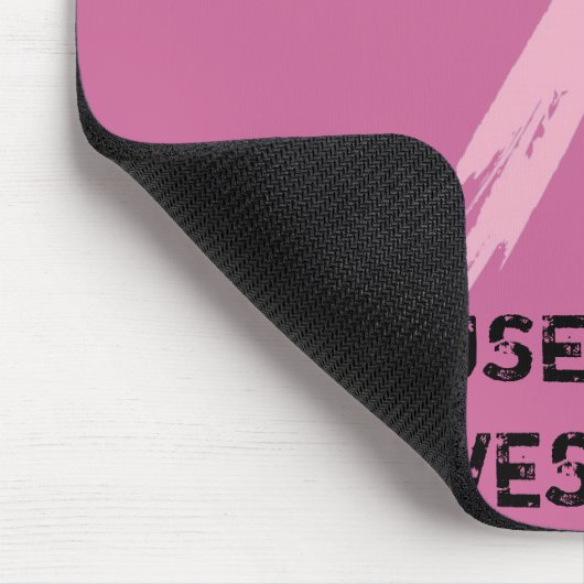 Rosa Band Mousepad (Ecke)