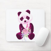 Rosa Band-Panda-Bär Mousepad (Mit Mouse)