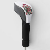 Rosa Band-Schlaffaffen-Unterstützung Vintage-Bewus Golf Headcover (angewinkelt)