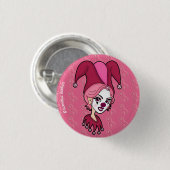 Rosa Band-Spaßvogel-Knopf (klein) Button (Vorne & Hinten)