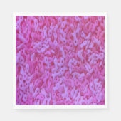 Rosa Band Sprinkle Serviette (Vorderseite)