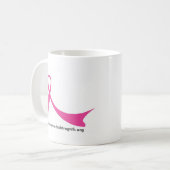 Rosa Band-Tasse Kaffeetasse (Vorderseite Links)
