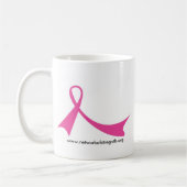 Rosa Band-Tasse Kaffeetasse (Links)
