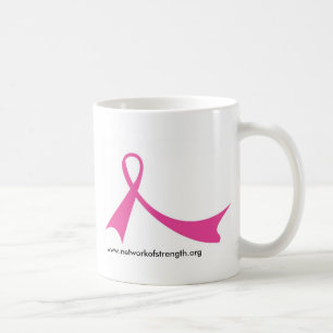 Rosa Band-Tasse Kaffeetasse