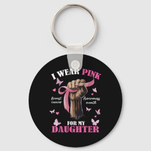 Rosa Band trage ich rosa für meine Tochter, die wi Schlüsselanhänger