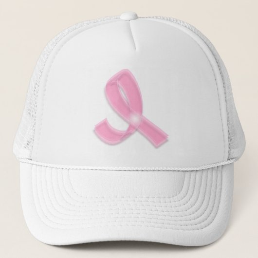 Rosa Band Truckerkappe (Vorderseite)