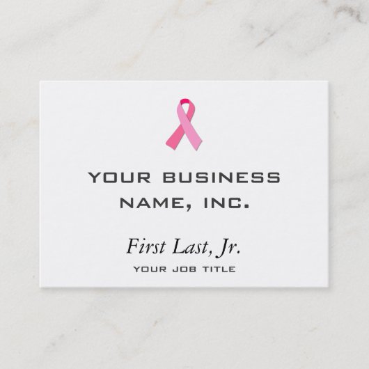 Rosa Band Visitenkarte (Vorderseite)